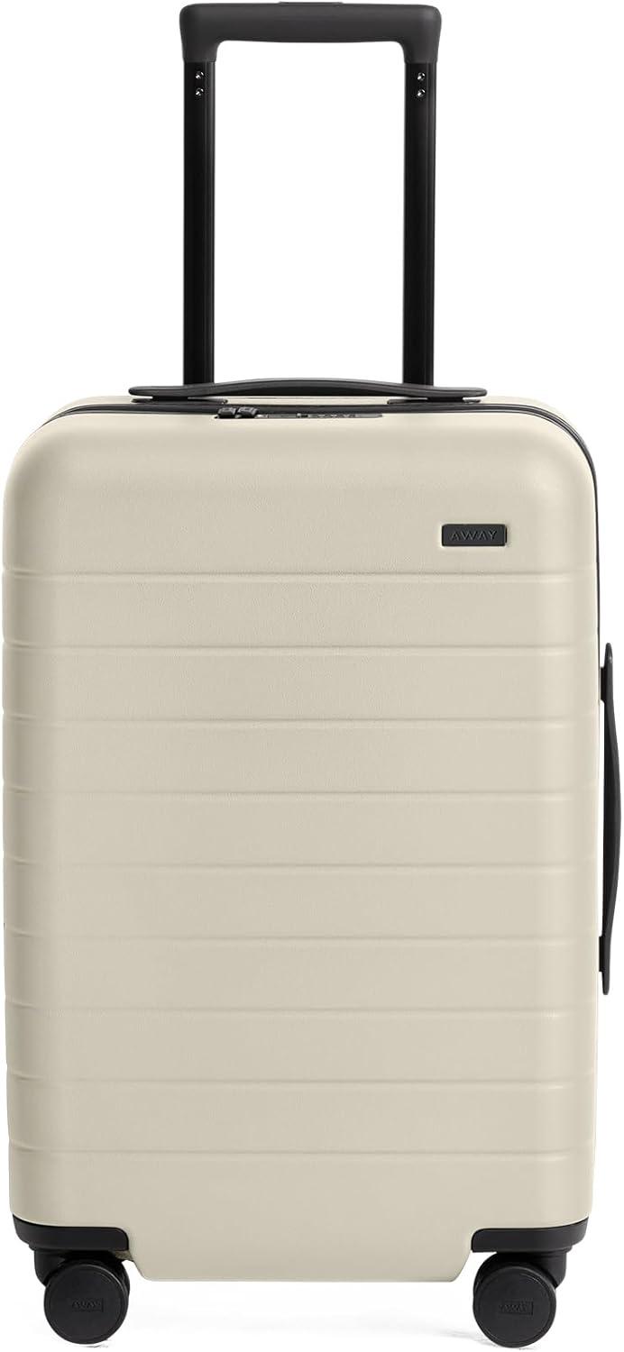 imageAway CarryOn Luggage Lightweight Hardside Suitcase with Spinner Wheels 22 Inch Airline Approved TSA Lock Salt WhiteSalt White Matte