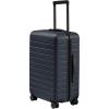 imageAway Bigger CarryOn Luggage Lightweight Hardside Large Suitcase with Spinner Wheels TSA Lock Airline Approved Jet BlackNavy Blue