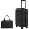imageAway Travel Duo CarryOn Suitcase amp Everywhere Bag Set  Jet Black Seamless Travel amp Organization