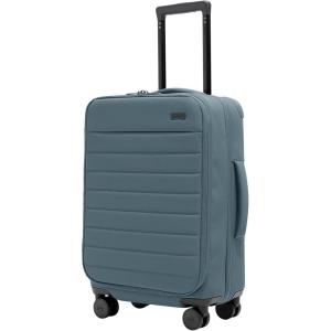 Away Softside Carry-On Suitcase, 22 Inch Lightweight, Expandable High-Strength Nylon Luggage With Spinner Wheels, Meets Requirements for Most Major Airlines, Cloud Gray(Coast Blue)