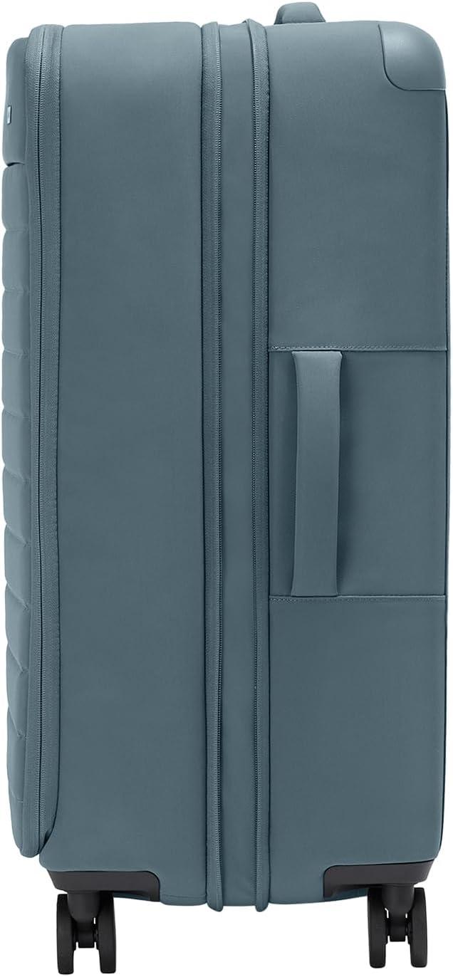 imageAway Softside Large Checked Suitcase 29 Inch Lightweight Expandable Luggage For Men amp Women Durable Nylon Exterior TSA Approved Lock Ideal For Trips 2 Weeks Coast BlueCoast Blue