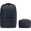 imageAway Travel Duo Everywhere Backpack amp Small Toiletry Bag Set  Navy Blue Seamless Travel amp Organization