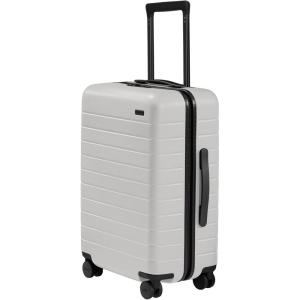 Away Bigger Carry-On Luggage, Lightweight Hardside Large Suitcase with Spinner Wheels, TSA Lock, Airline Approved, Blush Pink(Cloud Gray)