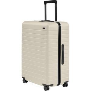 Away Large Checked Luggage, 29 Inch Hardside Suitcase with Spinner Wheels, Lightweight & Durable, TSA Lock, Salt White Matte(Salt White Matte)