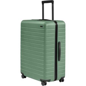 Away Large Checked Luggage, 29 Inch Hardside Suitcase with Spinner Wheels, Lightweight & Durable, TSA Lock, Salt White Matte(Sea Green)