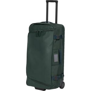Away Active Rolling Duffle 85L – Large Travel Duffle Bag with Wheels, Durable Checked Luggage Suitcase for Men & Women, Foldable Weekender Bag, Jet Black(Forest Green)