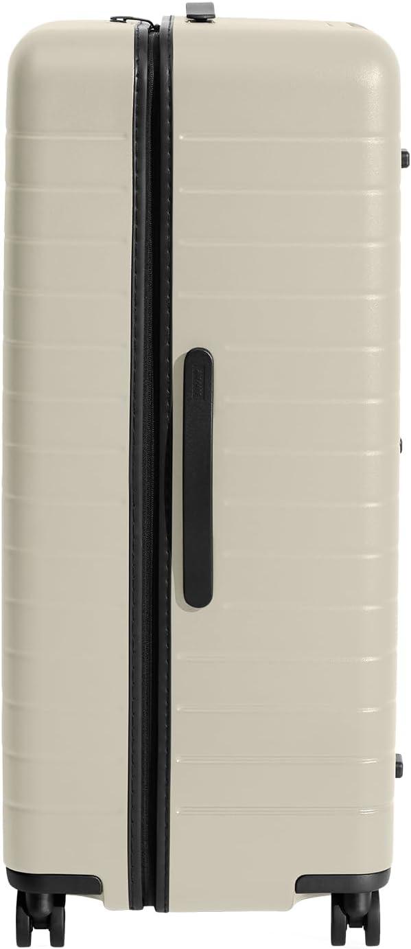 imageAway Large Trunk Luggage 31 Inch Hardside Suitcase with Spinner Wheels Lightweight amp Durable TSA Lock Ideal for Long Trips Sea GreenSalt White Matte