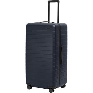 Away Large Trunk Luggage, 31 Inch Hardside Suitcase with Spinner Wheels, Lightweight & Durable, TSA Lock, Ideal for Long Trips, Sea Green(Navy Blue)