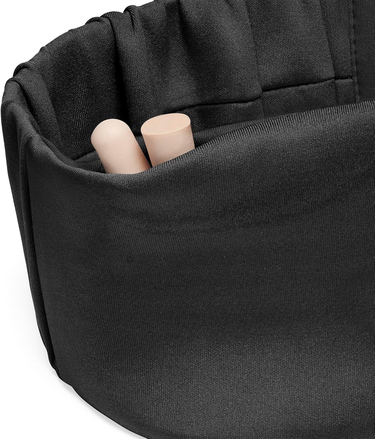 imageAway Sleep Mask Premium Thermoregulating Eye Mask for Sleeping amp Travel100 Blackout Soft Contoured Packable Hidden Earplug Pocket Jet BlackJet Black