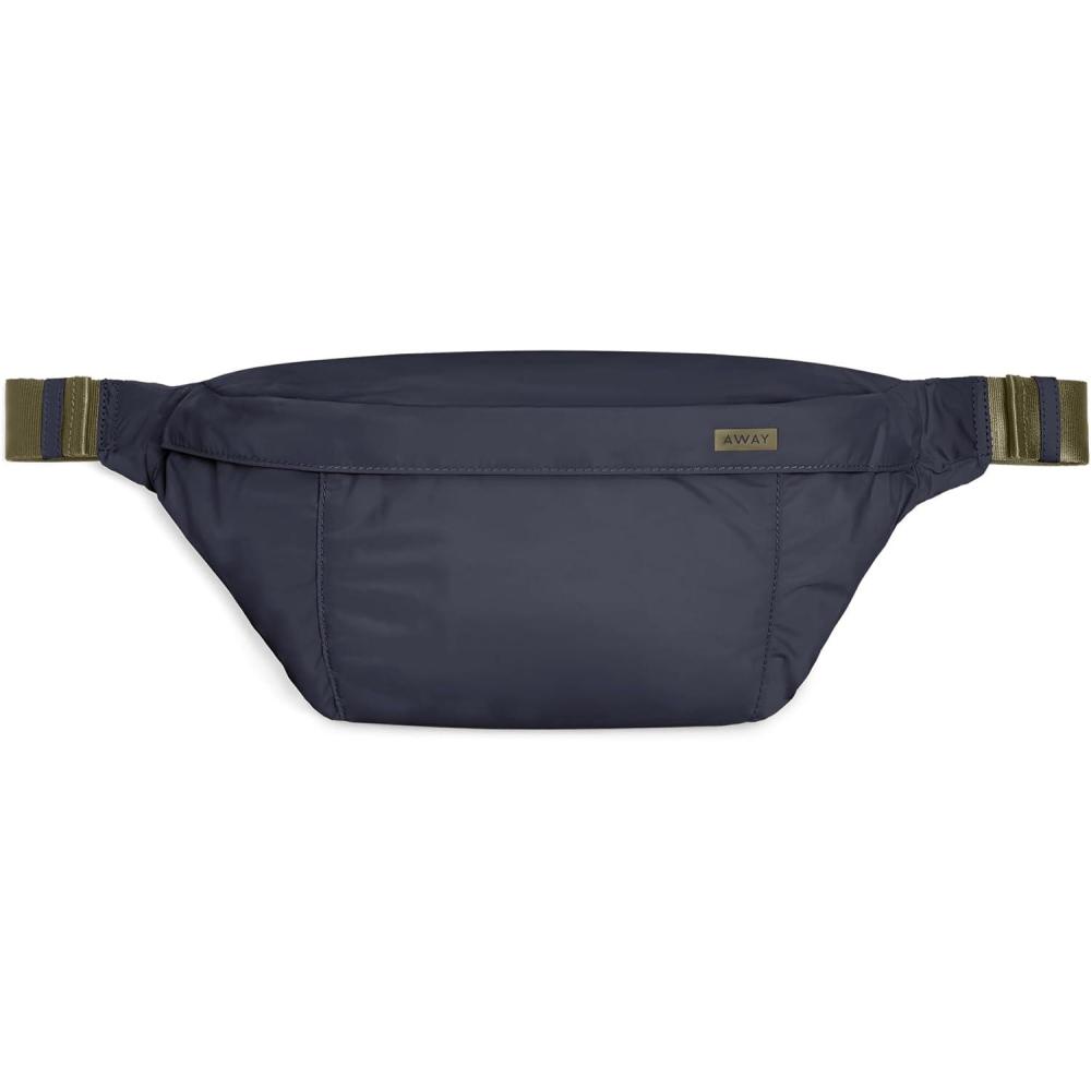 imageAway Packable Sling Bag Versatile Lightweight Crossbody Bag for Travel Water Resistant Waist Pack for Women amp Men Ideal Foldable Travel Essential Jet BlackNavy Blue