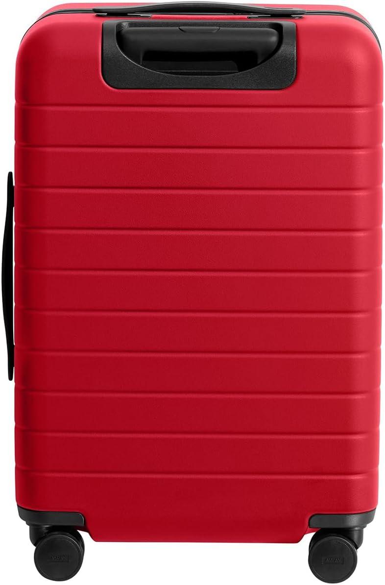 imageAway CarryOn Luggage Lightweight Hardside Suitcase with Spinner Wheels 22 Inch Airline Approved TSA Lock Blush PinkCherry Red