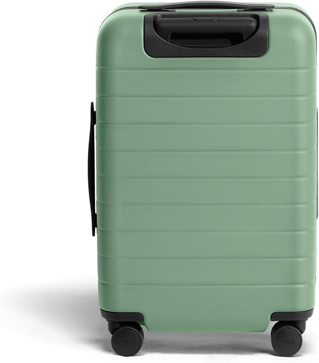 imageAway CarryOn Luggage Lightweight Hardside Suitcase with Spinner Wheels 22 Inch Airline Approved TSA Lock Blush PinkSea Green