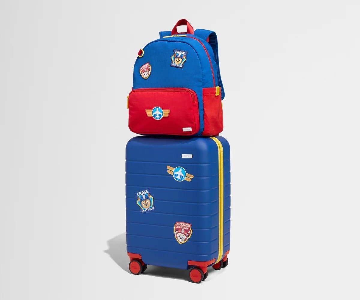 imageAway PAW Patrol Kids Backpack Lightweight Daypack Durable Zippered Backpack for Boys amp Girls Perfect for Trips amp Vacations Skye Pilot PinkChase Badge Blue