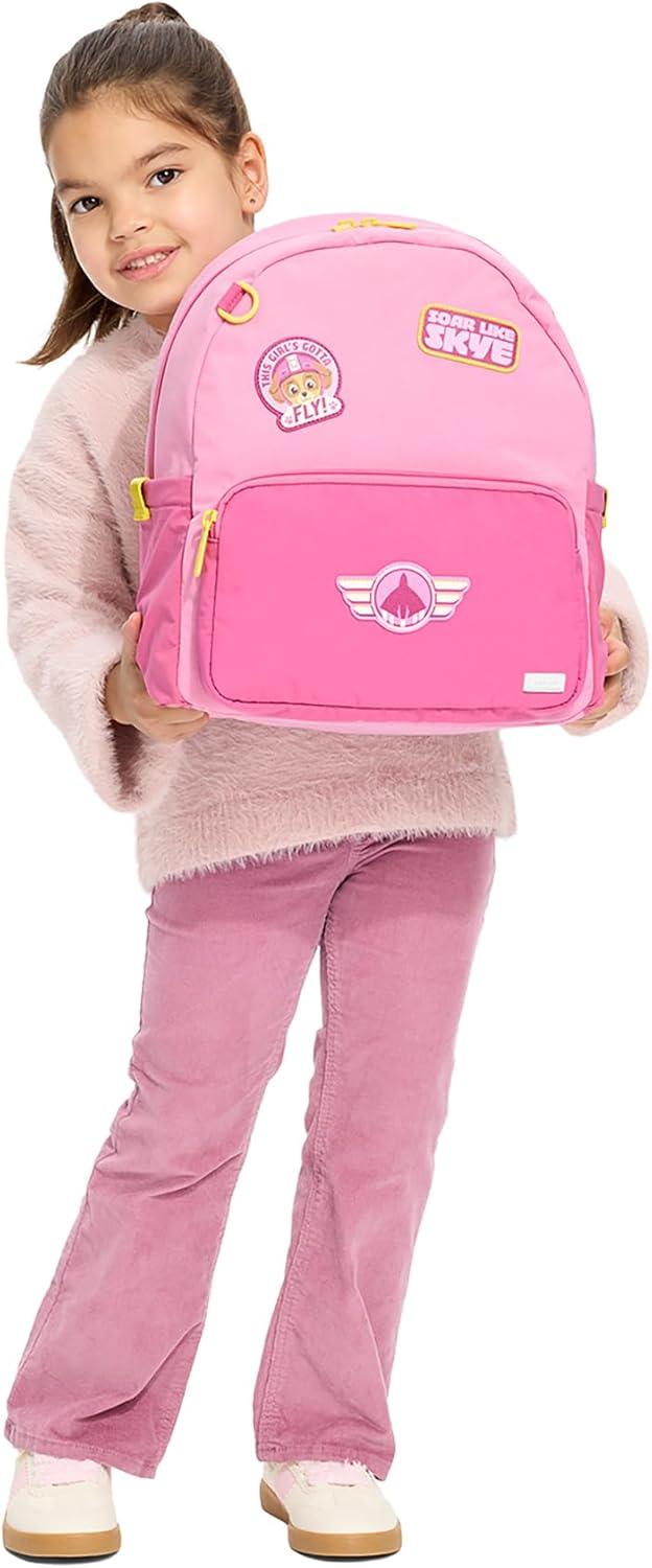 imageAway PAW Patrol Kids Backpack Lightweight Daypack Durable Zippered Backpack for Boys amp Girls Perfect for Trips amp Vacations Skye Pilot PinkSkye Pilot Pink