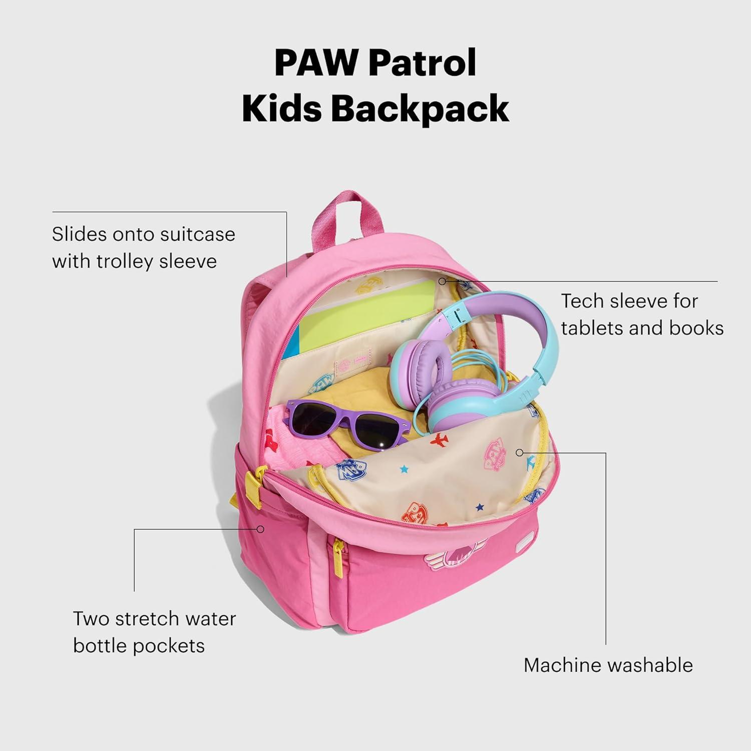 imageAway PAW Patrol Kids Backpack Lightweight Daypack Durable Zippered Backpack for Boys amp Girls Perfect for Trips amp Vacations Skye Pilot PinkSkye Pilot Pink