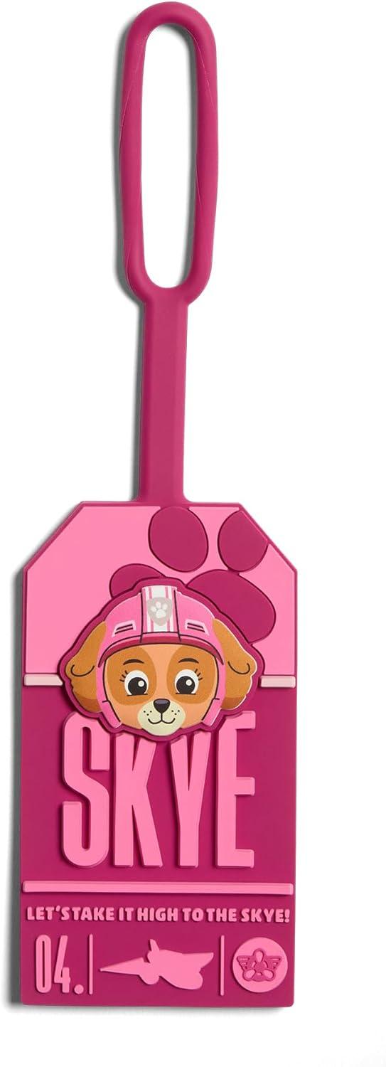 imageAway PAW Patrol Kids Carry On Luggage Lightweight Rolling Suitcase for Children TSAApproved Spinner Wheels Travel Suitcase for Toddlers amp Kids Chase Badge BlueSkye Pilot Pink