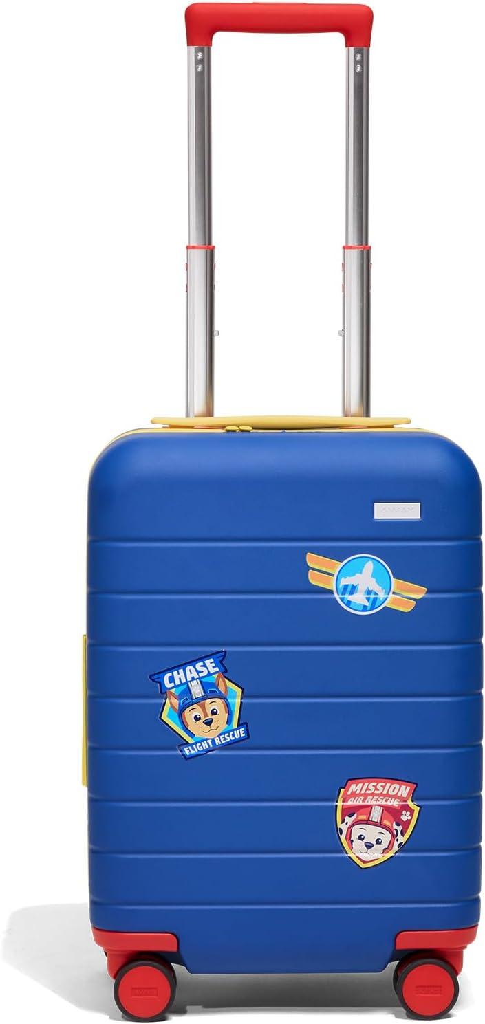 imageAway PAW Patrol Kids Carry On Luggage Lightweight Rolling Suitcase for Children TSAApproved Spinner Wheels Travel Suitcase for Toddlers amp Kids Chase Badge BlueChase Badge Blue