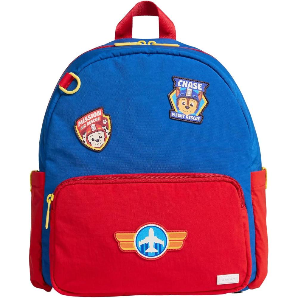 imageAway PAW Patrol Kids Backpack Lightweight Daypack Durable Zippered Backpack for Boys amp Girls Perfect for Trips amp Vacations Skye Pilot PinkChase Badge Blue