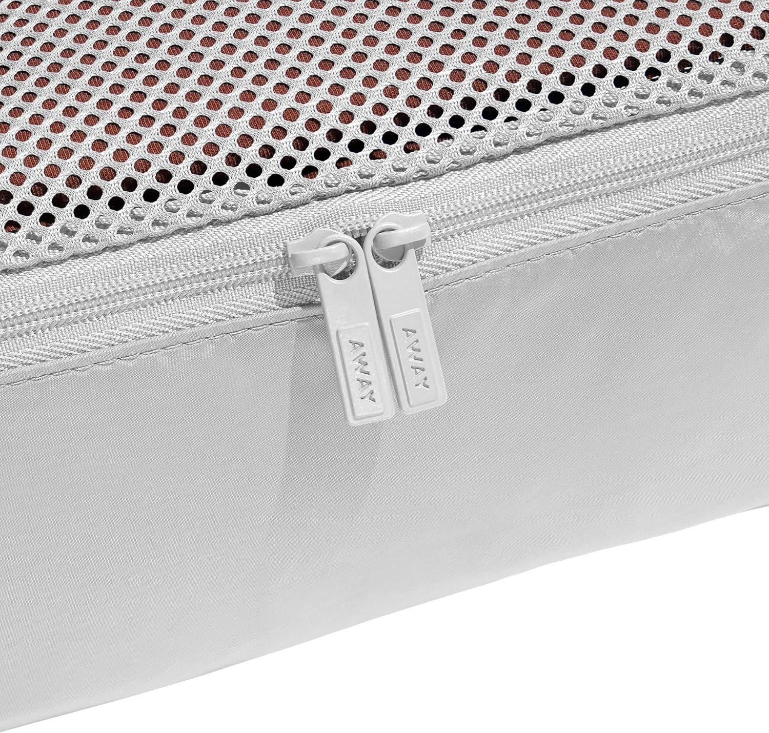 imageAway Insider Packing Cubes Set of 4 Lightweight Travel Organizers for Luggage Suitcases amp CarryOn Bags Cloud GrayCloud Gray