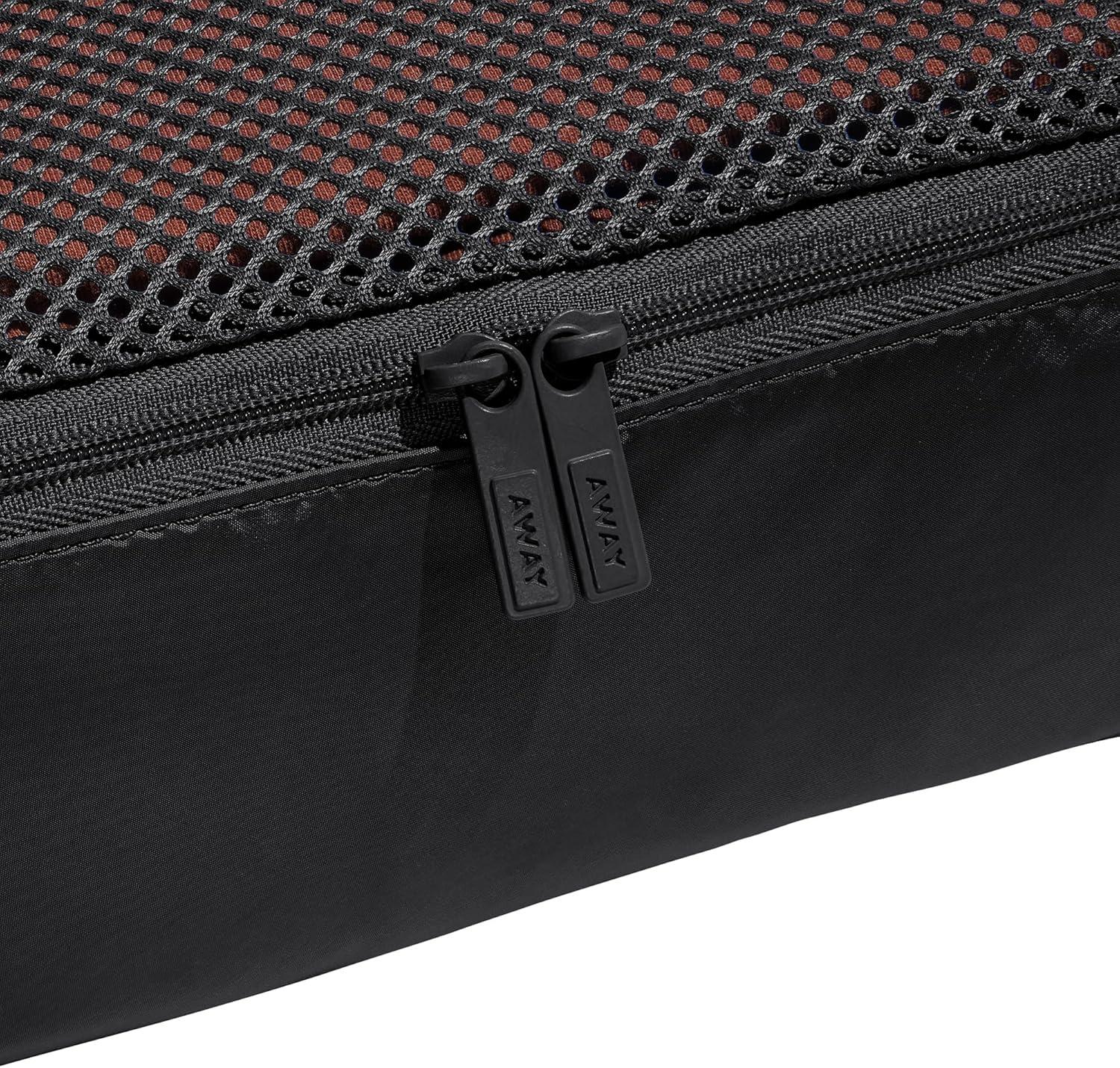 imageAway Insider Packing Cubes Set of 4 Lightweight Travel Organizers for Luggage Suitcases amp CarryOn Bags Cloud GrayJet Black