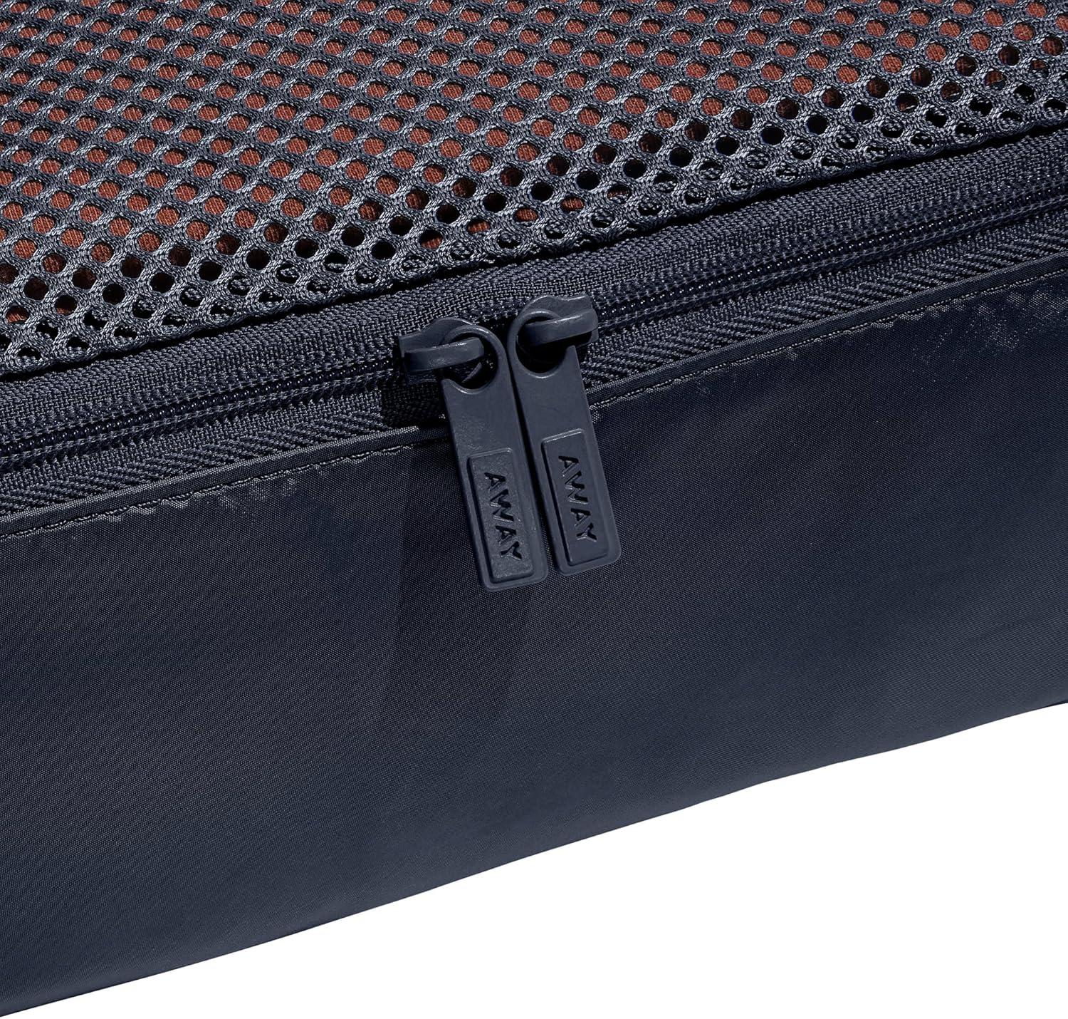 imageAway Insider Packing Cubes Set of 4 Lightweight Travel Organizers for Luggage Suitcases amp CarryOn Bags Cloud GrayNavy Blue