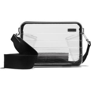 Away Clear Stadium Bag Mini, Transparent Crossbody bag for Concerts, Festivals & Sports Events(Jet Black)