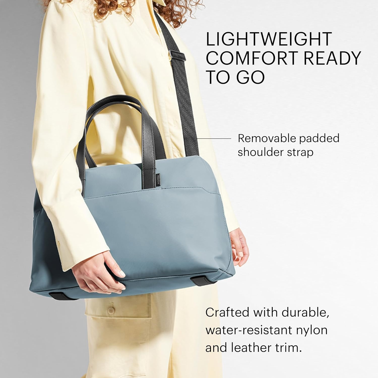 imageAway The Everywhere Bag Airline Approved CarryOn Bag with Padded Laptop PocketSky Blue