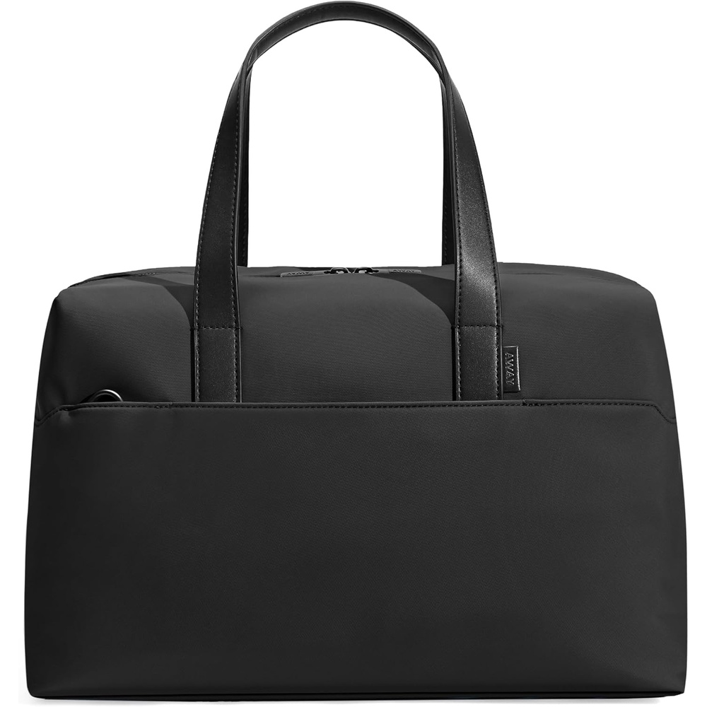 imageAway The Everywhere Bag Airline Approved CarryOn Bag with Padded Laptop PocketJet Black