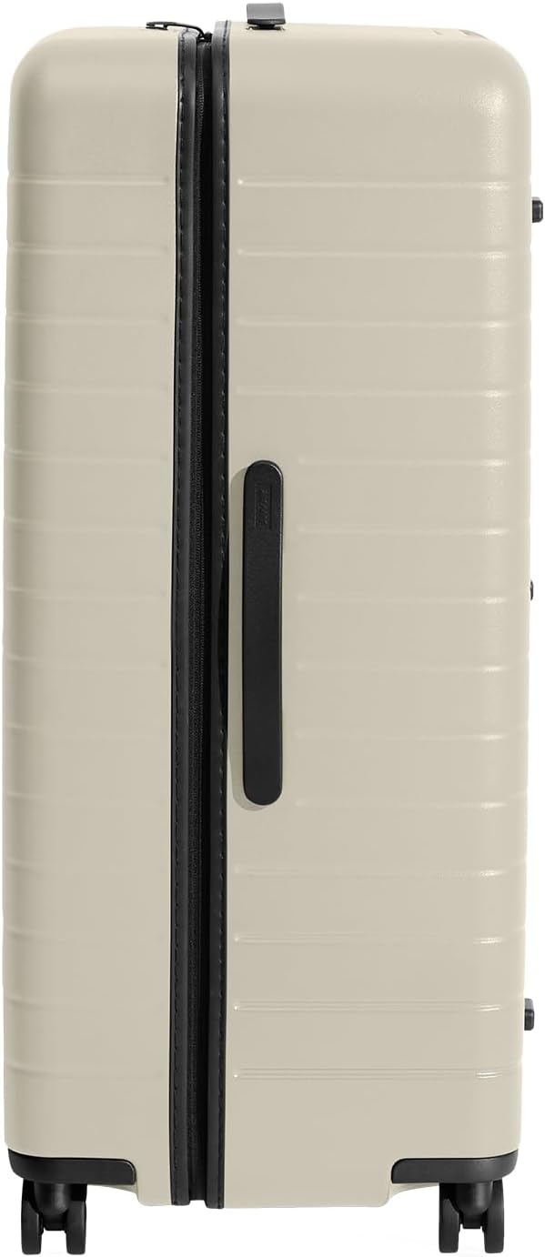 image:imageAway Amazon Exclusive Large Checked Luggage 29Inch Lightweight Hardside Suitcase with Four WhisperGlide 360 Spinner Wheels Interior Compression System TSAAccepted Lock Sky BlueSalt White Matte