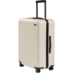 Away Amazon Exclusive Large Checked Luggage – 29-Inch Lightweight Hardside Suitcase with Four WhisperGlide 360° Spinner Wheels, Interior Compression System, TSA-Accepted Lock – Sky Blue(Salt White)
