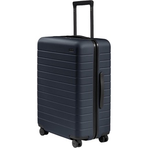 Away Amazon Exclusive Large Checked Luggage – 29-Inch Lightweight Hardside Suitcase with Four WhisperGlide 360° Spinner Wheels, Interior Compression System, TSA-Accepted Lock – Sky Blue(Navy Blue)