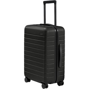 Away Amazon Exclusive Bigger Carry-On Luggage – 23-Inch Lightweight Hardside Suitcase with 360° Spinner Wheels, Interior Compression System, TSA-Approved Lock – Sky Blue(Jet Black)