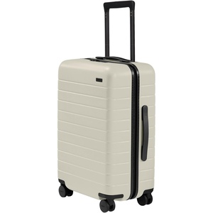 Away Amazon Exclusive Bigger Carry-On Luggage – 23-Inch Lightweight Hardside Suitcase with 360° Spinner Wheels, Interior Compression System, TSA-Approved Lock – Sky Blue(Salt White Matte)
